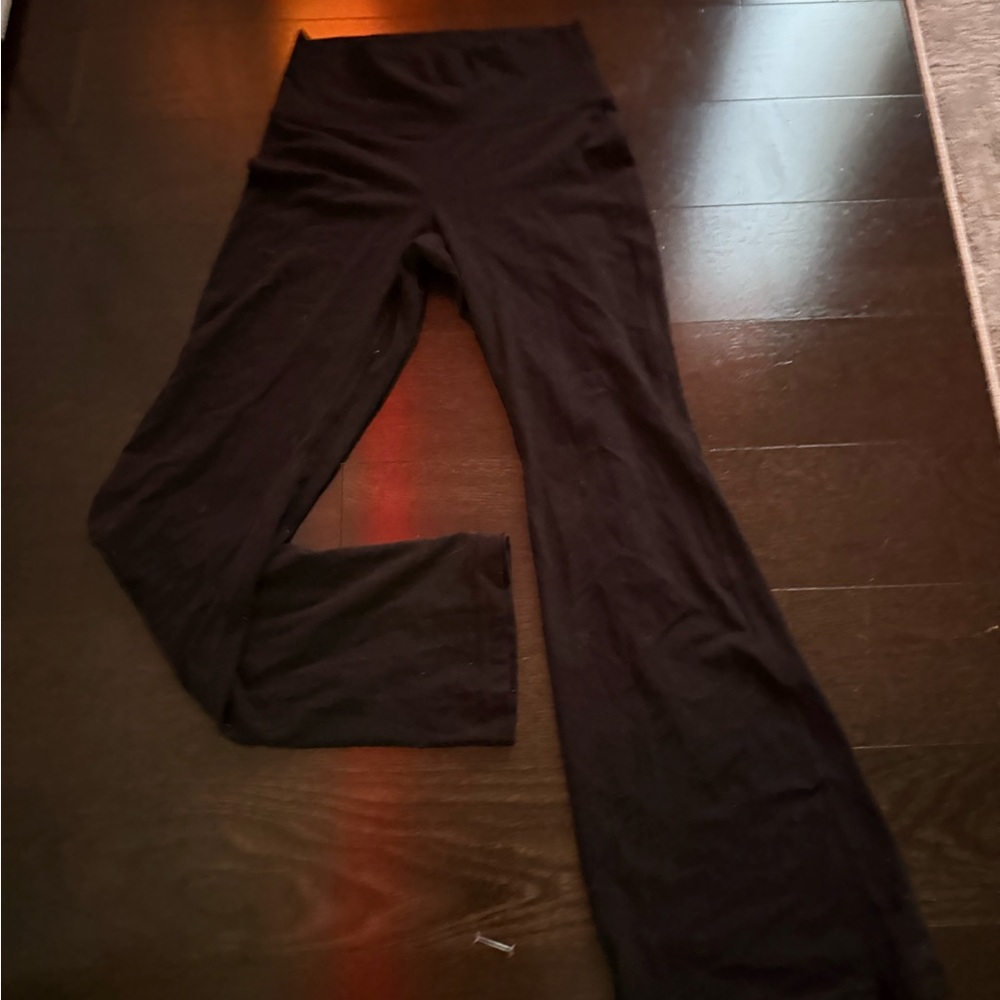 Aritzia Black Wide-Leg Pants